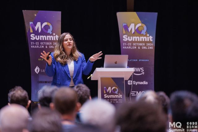 A talk on the MQ Summit stage